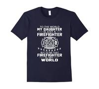 (S) BestFamily - MY DAUGHTER IS FIREFIGHTER T-Shirts-Father's Day