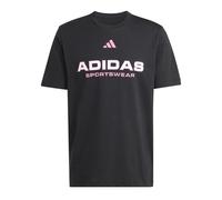 (S, Black) Adidas Mens House Of Tiro Linear Regular T-Shirt