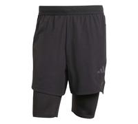 (S, Black) Adidas Mens PrimeLift Running Shorts