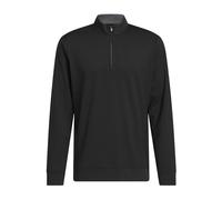 (S, Black) Adidas Mens Ultimate 365 Classic Quarter Zip Sweatshirt