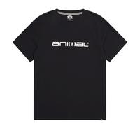 (S, Black) Animal Mens Leon Organic Relaxed Fit T-Shirt