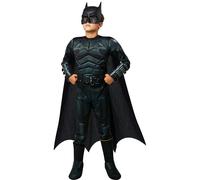 (S, Black) Batman Boys Deluxe Costume