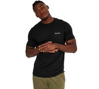 Bench Mens Lapse Short Sleeve Crew Neck Cotton T-Shirt - Black - S