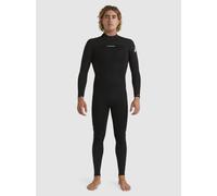(S, Black/Bering) Quiksilver Mens 3/2mm Prologue Back Zip Full Length Surfing Neoprene Wetsuit