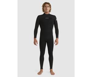 (S, Black/Bering) Quiksilver Mens 3/2mm Prologue Back Zip Full Length Surfing Neoprene Wetsuit