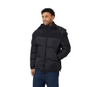 (S, Black) Brave Soul Mens Oversized Padded Jacket