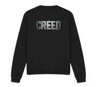 (S, Black) Creed Unisex Adult Logo Sweatshirt