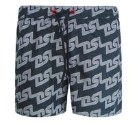 (S, Black) Diesel Mens BMBX-Ken-37 All-Over Print Board Shorts
