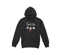(S, Black) Disney Mens German Mickey Mouse Fireworks New Year Hoodie
