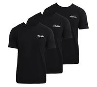 (S, Black) Ellesse Mens Azzini T-Shirt (Pack of 3)