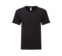 (S, Black) Fruit of the Loom Mens Iconic 150 T-Shirt