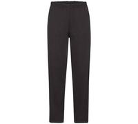 (S, Black) Fruit of the Loom Mens Open Hem Jogging Bottoms