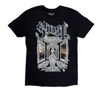 (S, Black) Ghost Skeleta Album Cover 25 Tour Dates T Shirt