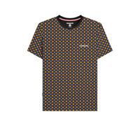 (S, Black/Gold) Lambretta Mens SS25 Geometric T-Shirt