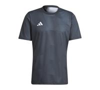 (S, Black/Grey) Adidas Mens 24 Logo Reversible Regular T-Shirt