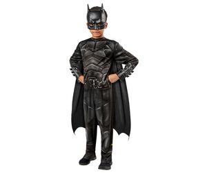 (S, Black/Grey) Batman Childrens/Kids Classic Costume