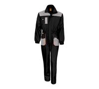 Result Men's Work-Guard Lite Coverall in Black | Size: Small Result Black S