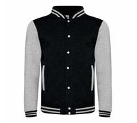 (S, Black) Harry Potter Unisex Adult Hufflepuff Varsity Jacket