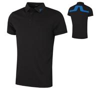 J.Lindeberg Mens KV Regular Fit Polo Shirt - Black - S