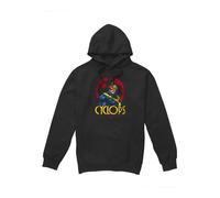 (S, Black) Marvel Mens X-Men Cyclops Logo Hoodie