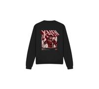 (S, Black) Marvel Unisex Adult X-Men Cyclops Infographic Sweatshirt