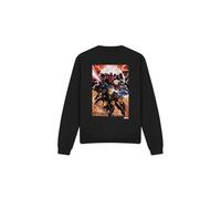 (S, Black) Marvel Unisex Adult X-Men Team Attack Sweatshirt