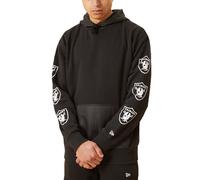 (S, Black) New Era Mens Las Vegas Raiders MLB Pullover Hoodie Sweatshirt Hoodie - Black