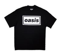 Oasis Decca Band Logo Limited Edition 999 Only Oversized Boxy T Shirt S Balck