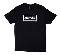 (S, Black) Oasis Decca Band Logo T Shirt