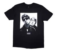 (S, Black) Oasis Noel & Liam Square Photo T Shirt