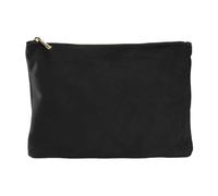 (S, Black Onyx) Bagbase Plain Velvet Accessory Bag