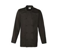 (S, Black) Premier Unisex Adult Cuisine Chef Jacket