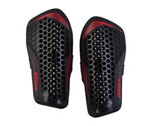 (S, Black/Red) Mitre Mens 2024 Shin Guards