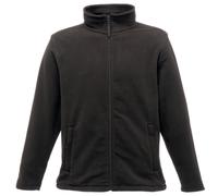 Regatta Mens Plain Micro Fleece Full Zip Jacket (Layer Lite) (Black) - Size Small