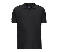 (S, Black) Russell Mens Ultimate Classic Cotton Polo Shirt