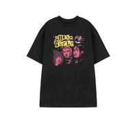 (S, Black) Scooby Doo Womens/Ladies Punk Short-Sleeved T-Shirt