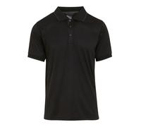 (S, Black/Seal Grey) Regatta Mens Navigate Short-Sleeved Polo Shirt