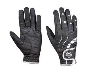 (S, Black/Silver) Dublin Pro Everyday Riding Gloves
