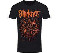 (S, Black) Slipknot Womens/Ladies The Wheel Back Print T-Shirt