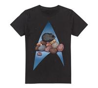 (S, Black) Star Trek Mens Five Year Nap T-Shirt