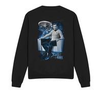(S, Black) Star Trek Unisex Adult Captain's Chair Sweatshirt