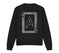 (S, Black) Star Trek Unisex Adult The Original Series Ace Sweatshirt