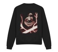 (S, Black) Star Wars Unisex Adult Sheev Palpatine Face Sweatshirt