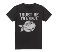 (S, Black) Teenage Mutant Ninja Turtles Mens Trust Me I'm A Ninja T-Shirt