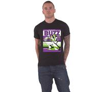 (S, Black) Toy Story Buzz Japanese Logo T Shirt