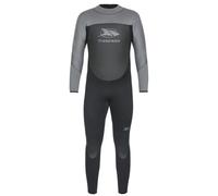 (S, Black) Trespass Diver Mens 5mm Full Length Neoprene Wetsuit