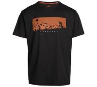 Trespass Mens Casual T-Shirt Short Sleeves and Quickdry with Graphic Nellow Black