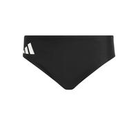 (S, Black/White) Adidas Mens Logo Swimming Trunks
