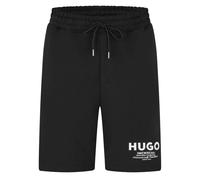 (S, Black/White) Hugo Boss Mens Nomario Sweat Shorts