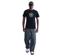(S, Black/White) Nike Mens Total 90 T-Shirt